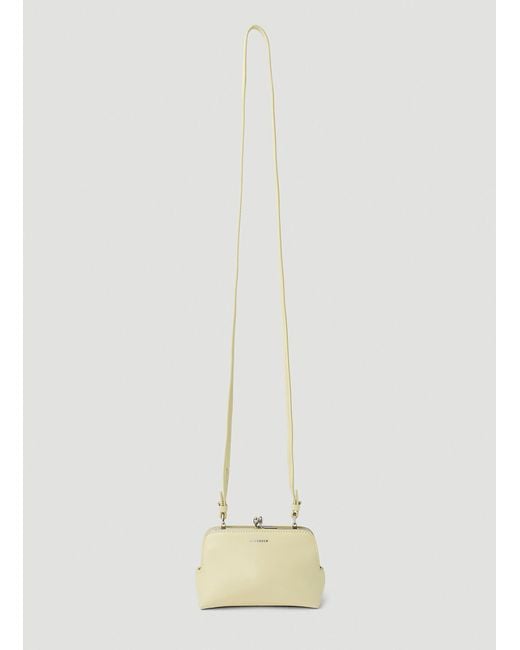 Jil Sander Natural Goji Micro Clutch Bag