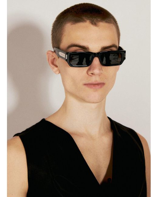 Saint Laurent Black Sl 660 Sunglasses for men