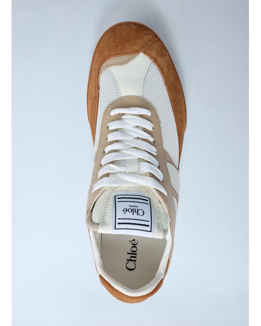 Chloé White Chloã Kick Sneakers