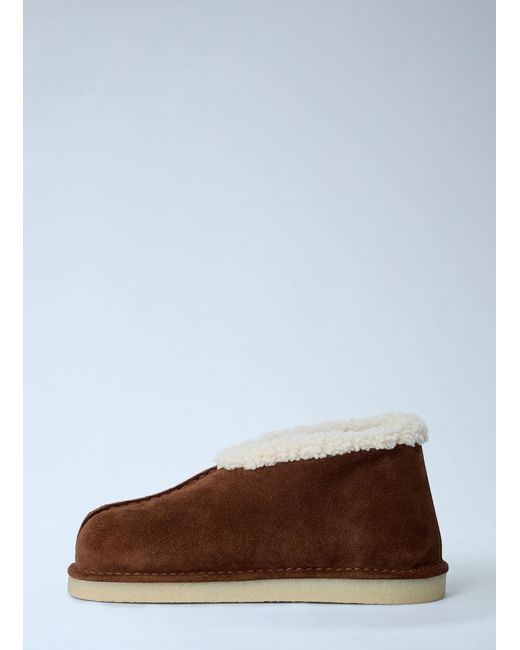 Miu Miu Brown Suede Logo Motifs Boots