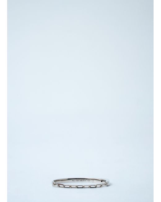 Totême Blue Diamond Chain Ring