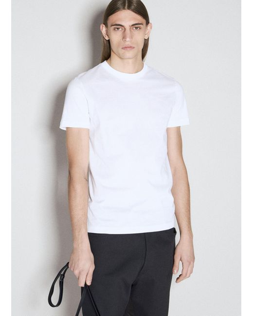 Prada White Set Of Three T-shirts for men