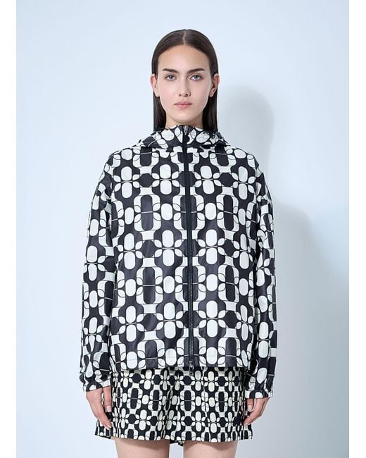 Moncler White Pichon Printed Jacket