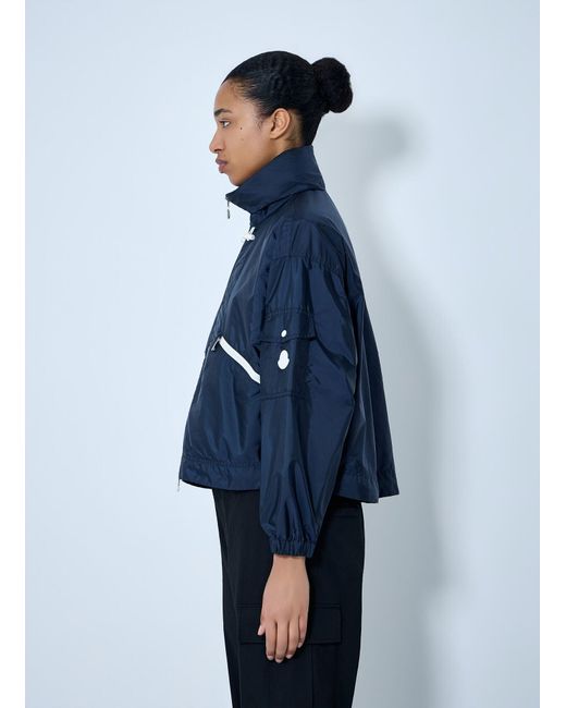 Moncler Blue Marmacy Hooded Rain Jacket