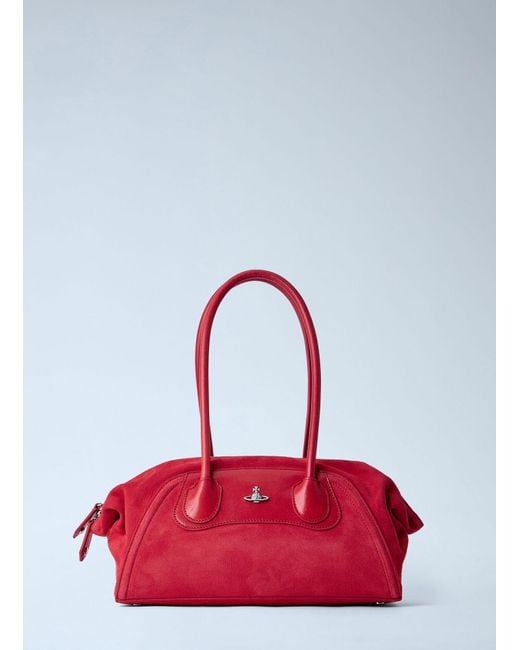 Vivienne Westwood Red Shirley Small Holdall Shoulder Bag