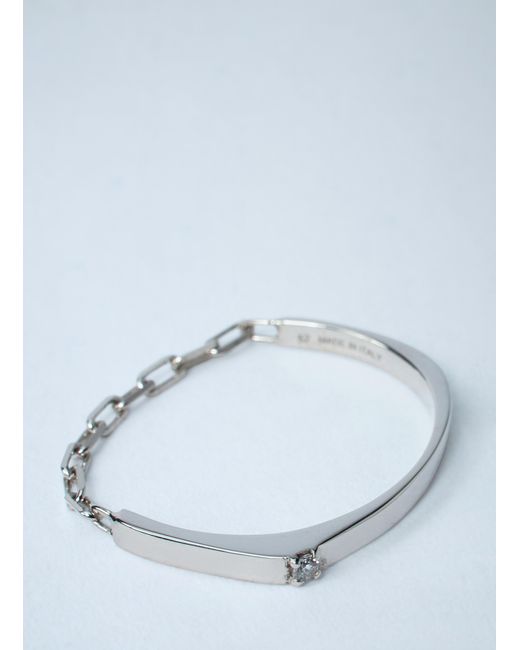 Totême Blue Diamond Chain Ring