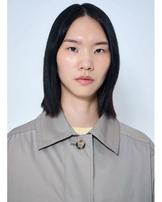 Totême White Car Coat