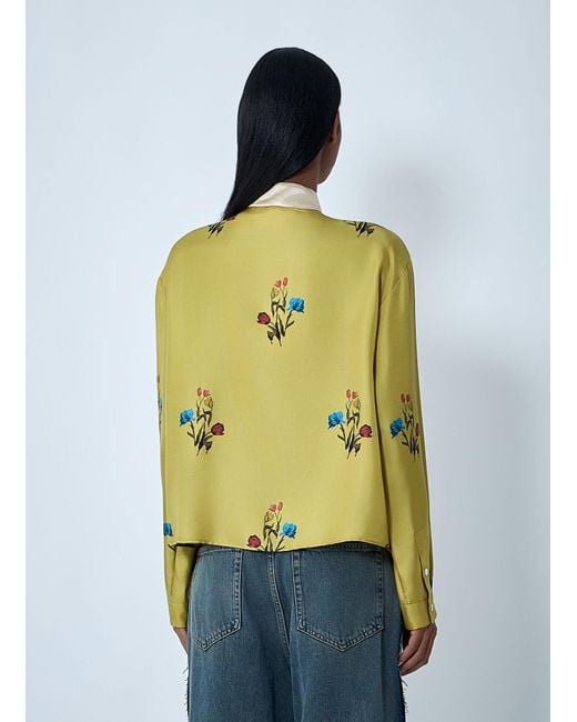 Marni Green Silk Shirt