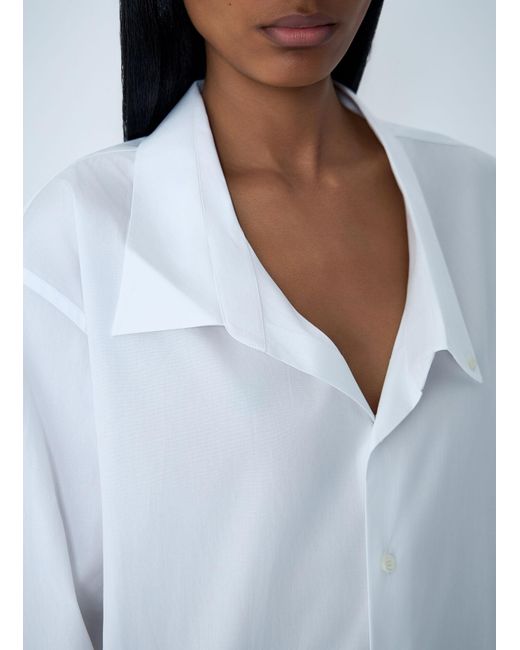 Prada White Poplin Shirt