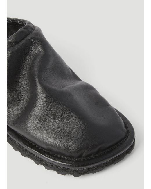 Dries Van Noten Gray Drawstring Slipper Shoes for men