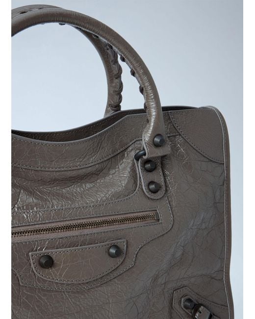 Balenciaga Gray Le City Bag Medium