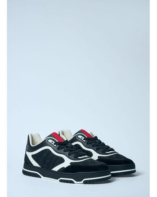 Gucci Blue Re-Web Sneakers for men
