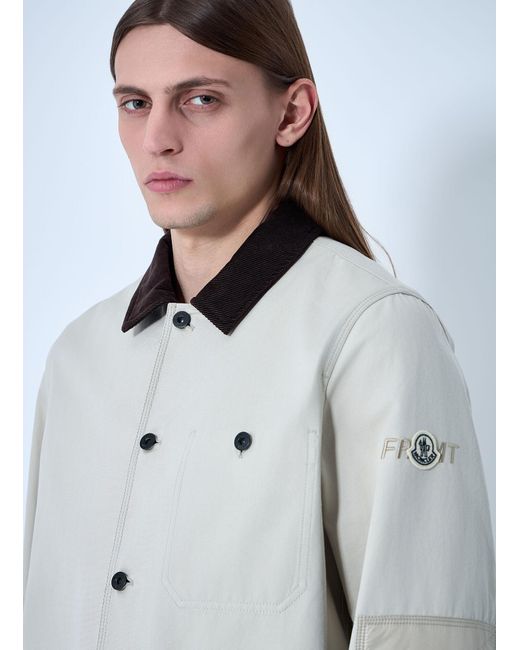 Moncler X Fragment Hiroshi Fujiwara Gray Geike Jacket for men
