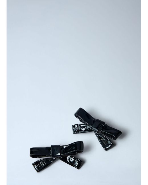 Balenciaga White Bow Earrings