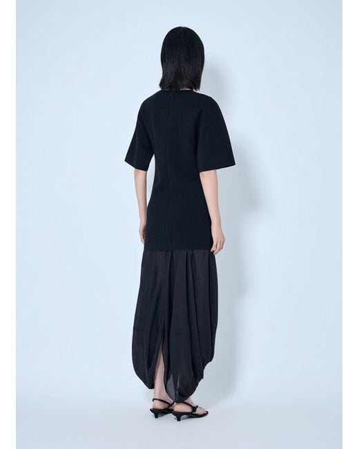 Totême Blue Cocoon Tee Dress
