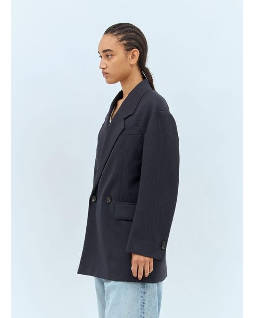 Bottega Veneta Blue Wool Blazer
