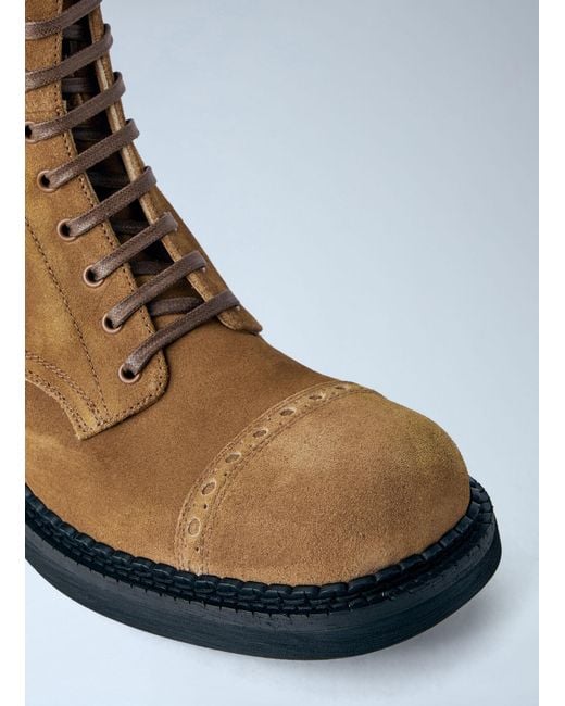 Miu Miu Blue Faded Unlined Suede Boots
