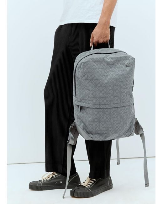Bao Bao Issey Miyake Gray Liner One-tone Backpack for men