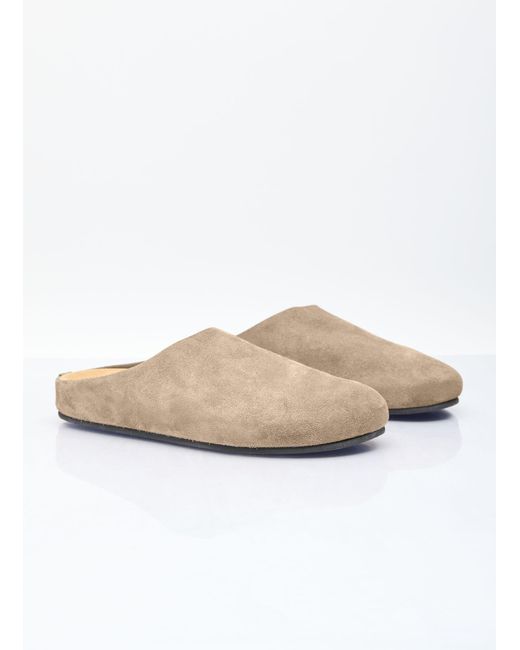 The Row White Hugo Mules