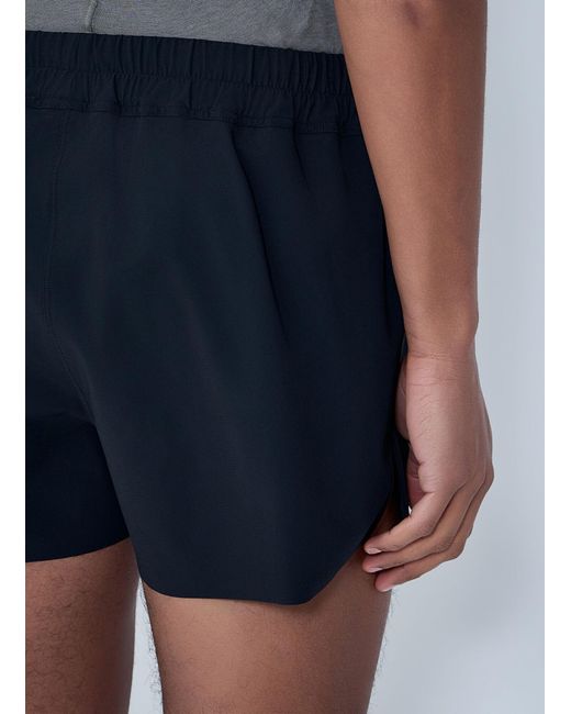 Rick Owens Blue Elasticated Waistband Shorts for men