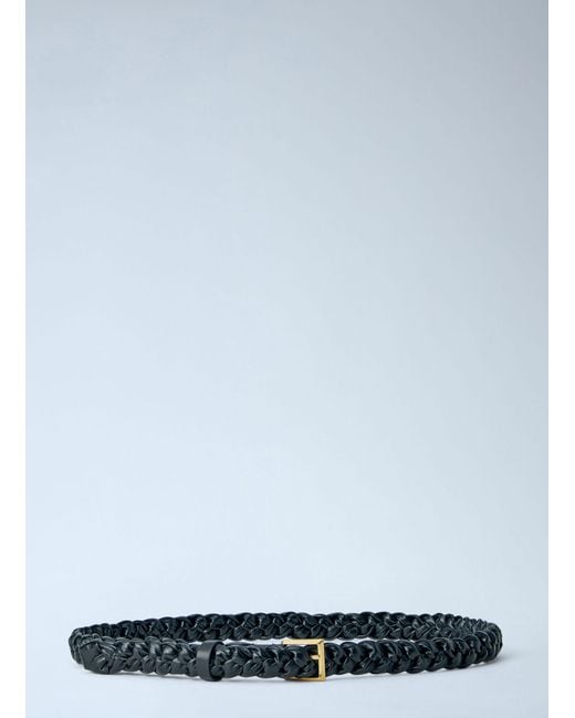Bottega Veneta Blue Foulard Belt