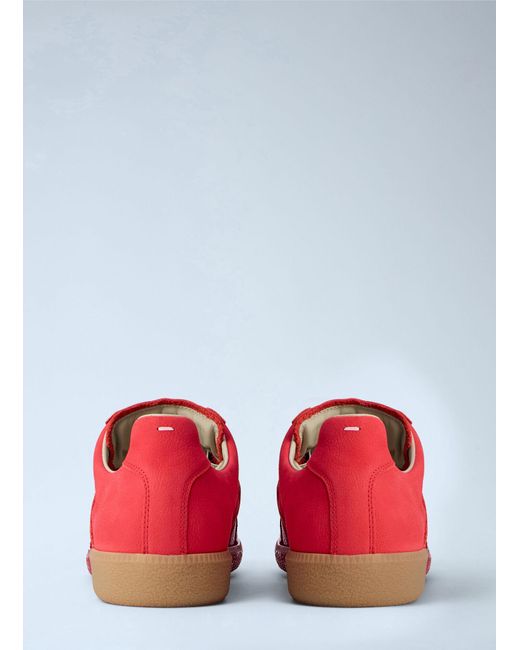 Maison Margiela Red Replica Sneakers for men