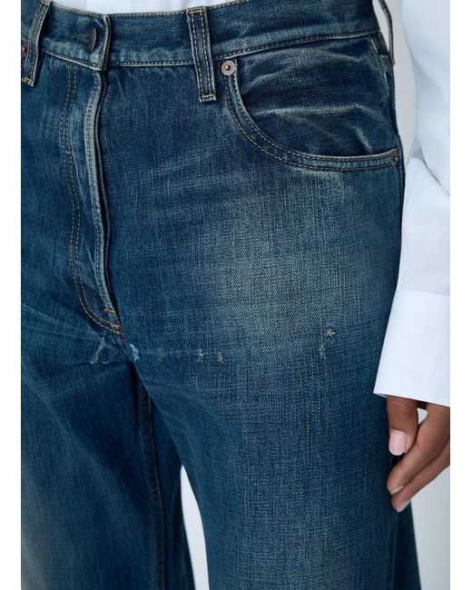 Prada Blue Five-Pocket Jeans