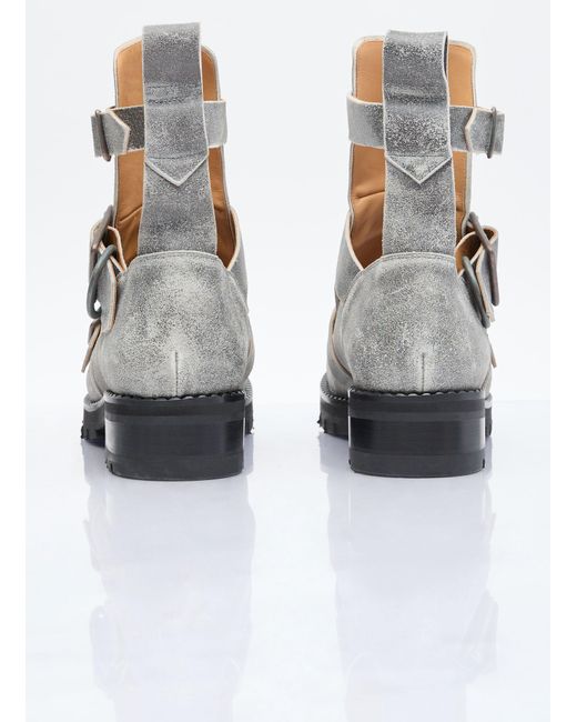 Vivienne Westwood White Rome Boots for men
