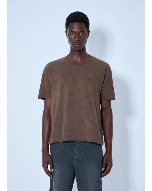 Visvim Brown Jumbo T-Shirt for men