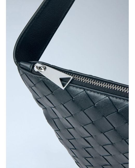Bottega Veneta Blue Intrecciato Leather Crossbody Bag for men