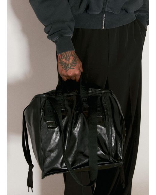 Balenciaga Black Medium Cargo Tote Bag for men