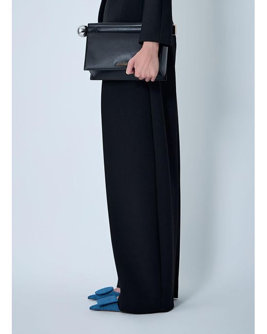 Jacquemus Blue La Pochette Rond Carrã Clutch