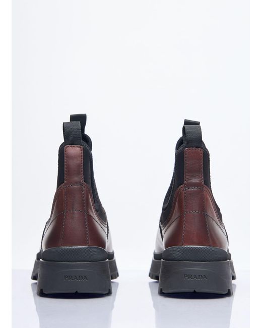Prada Purple Blixxen Boots for men