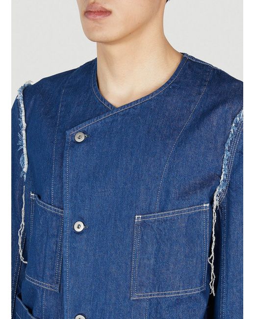 Sulvam Blue Denim Jacket for men