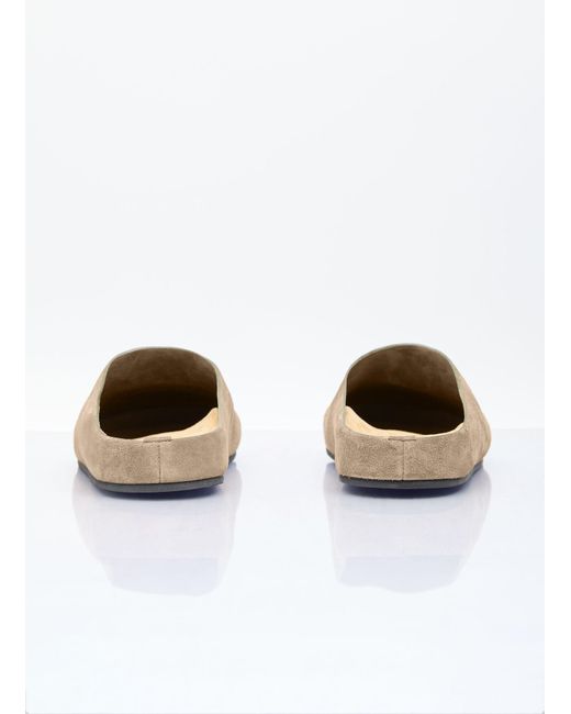 The Row White Hugo Mules