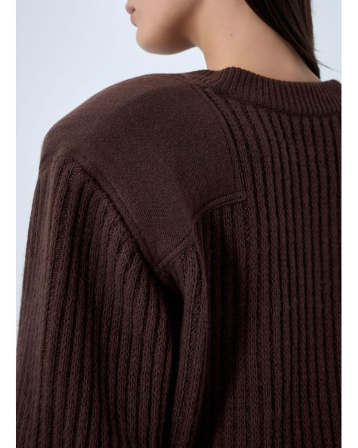 August Barron Brown Display Army Sweater