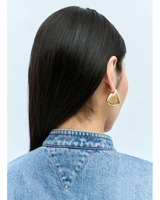 Bottega Veneta Blue Small Fin Earrings