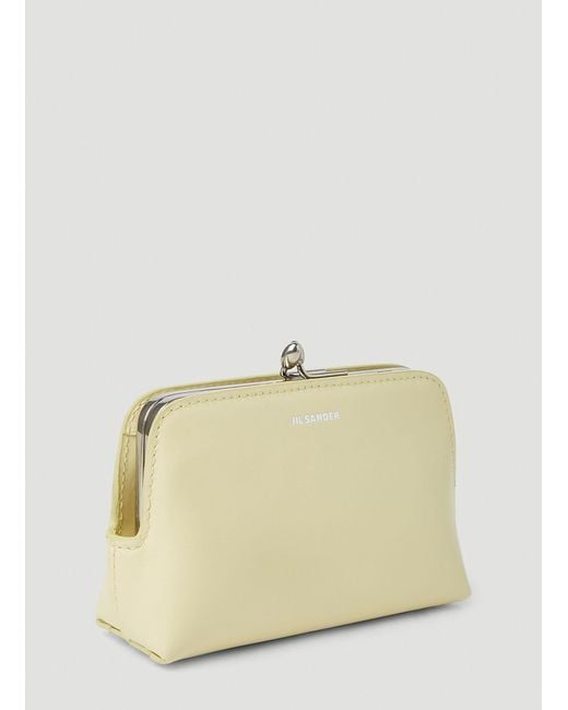 Jil Sander Natural Goji Micro Clutch Bag