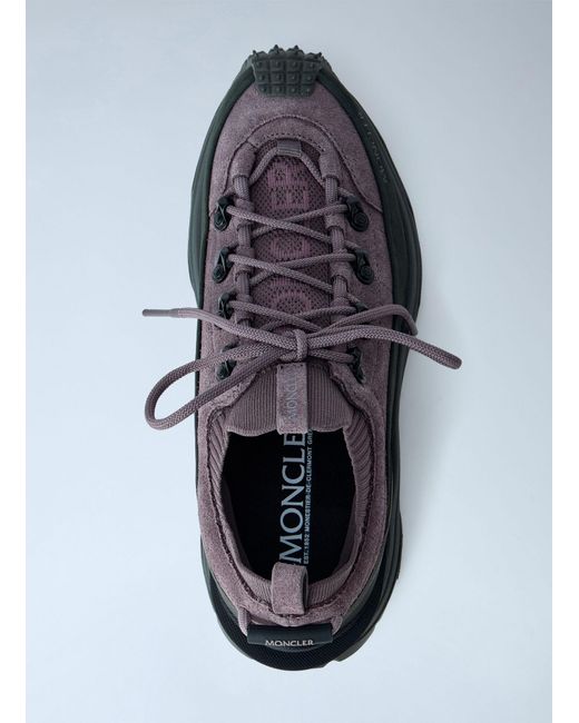 Moncler Black Trailgrip Lite3 Low Top Sneakers