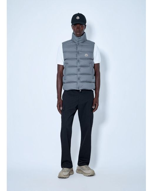 Moncler Blue Tibb Down Gilet for men