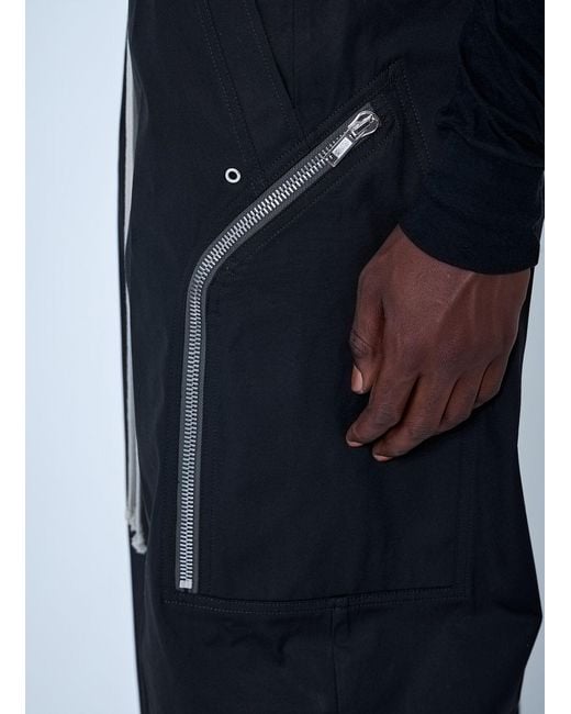 Rick Owens Blue Heizer Belas Cotton Pants for men