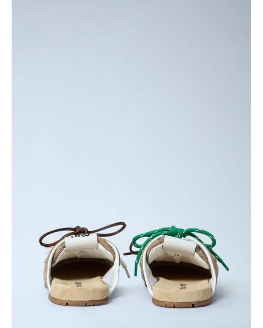 Miu Miu Green X New Balance 530 Mule Sneakers