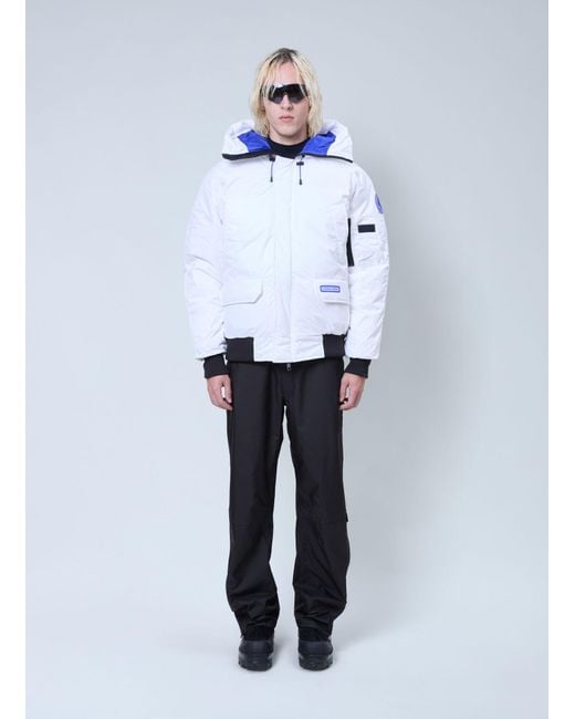 Canada Goose White Chilliwack Bomber Jacket