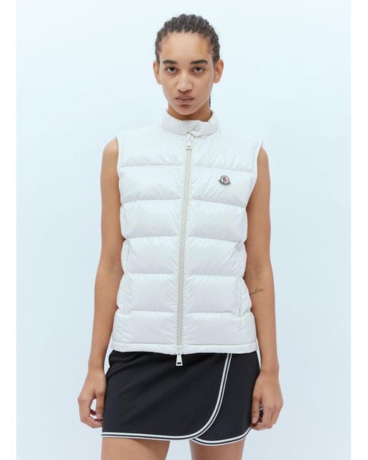 Moncler White Woman Jackets 3