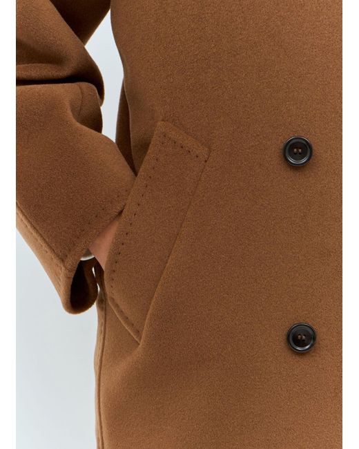 Max Mara Brown Short 101801 Icon Coat