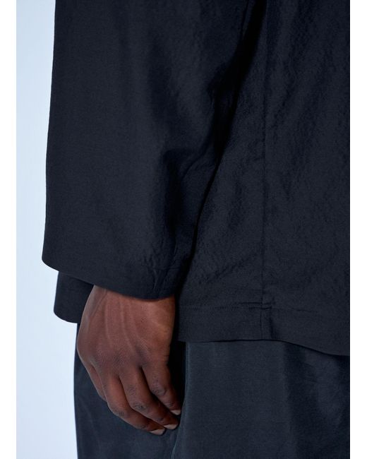 Ssstein Blue Single Breasted Jacket for men