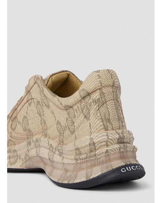 Gucci Natural Gg Run Sneakers