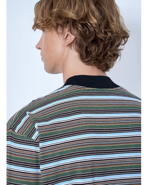 Marni Gray Striped Long Sleeve T-Shirt for men