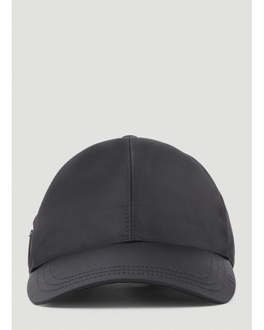 Prada Gray Re-Nylon Baseball Cap