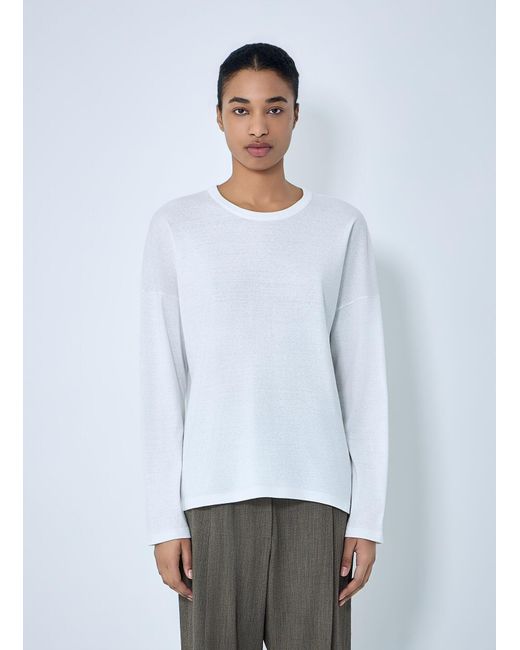 The Row White Floris Top